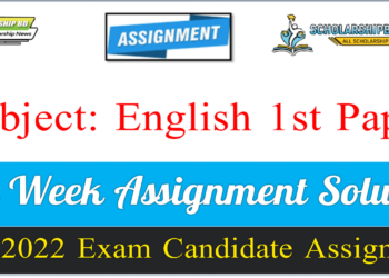 SSC English Assignment Solution