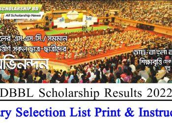 DBBL Primary Selection Letter Print 2022