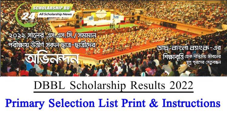 DBBL Primary Selection Letter Print 2022