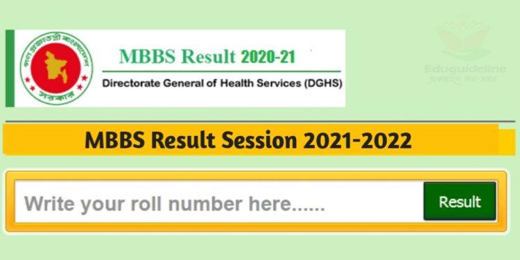 MBBS Result 2022-2023 www.dghs.gov.bd